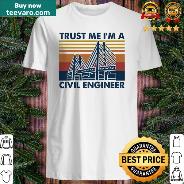 Vintage-style shirt with a civil engineering quote for students and professionals
