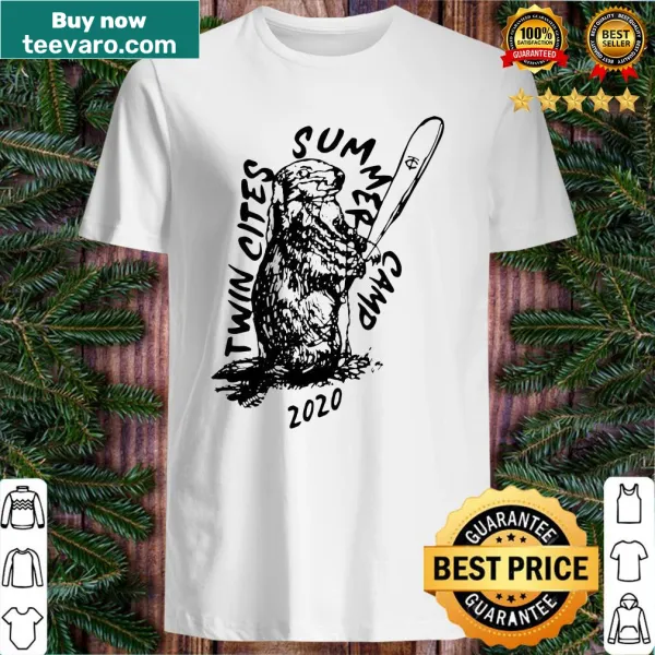 Graphic t-shirt celebrating Minnesota Twins and summer camp vibes