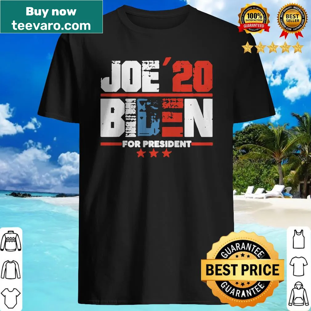 Text shirt promoting Joe Biden's candidacy for president