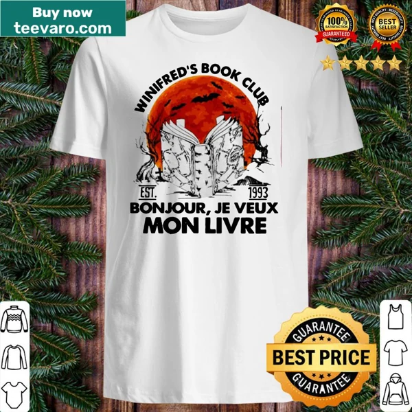 Charming shirt celebrating Winifred’s book club and literature