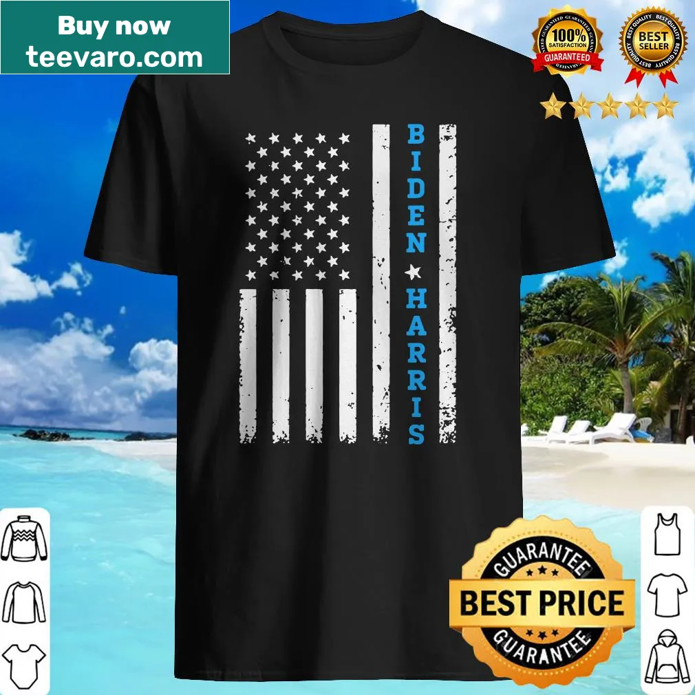 Women's V-neck shirt featuring Joe Biden and Kamala Harris 2020 campaign names
