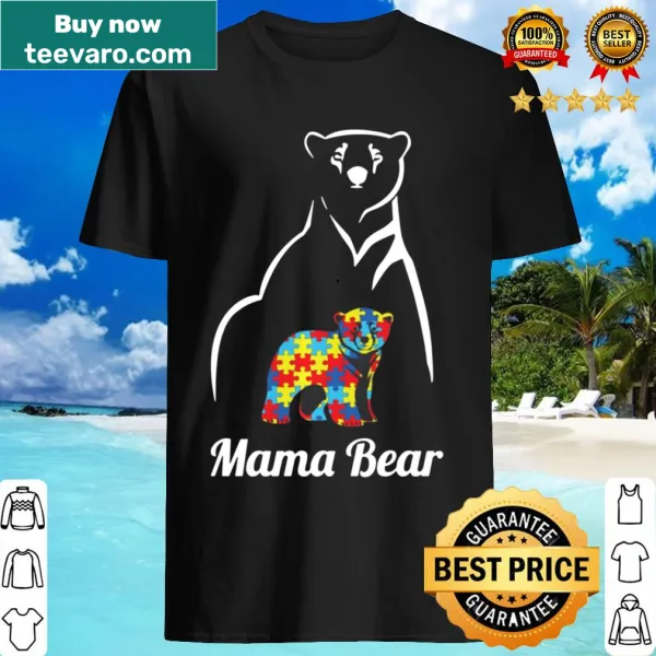 Mama Bear pullover shirt for Autism Awareness