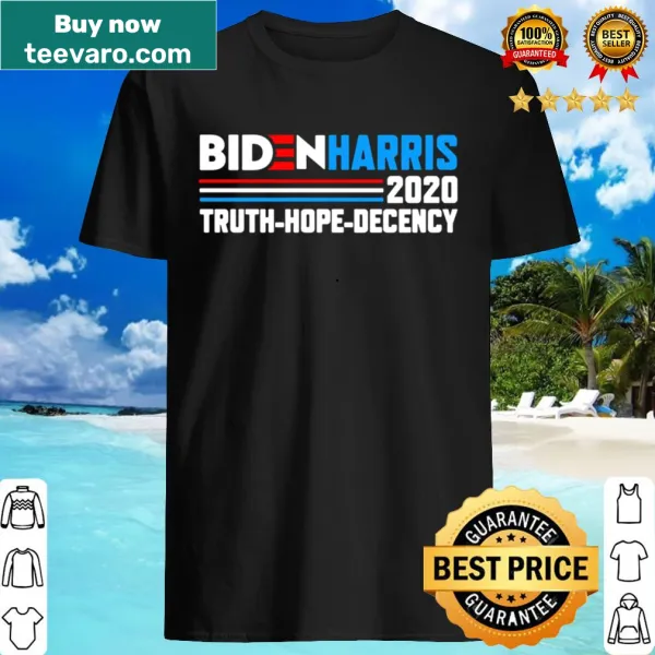 Political shirt with Biden Harris 2020 message