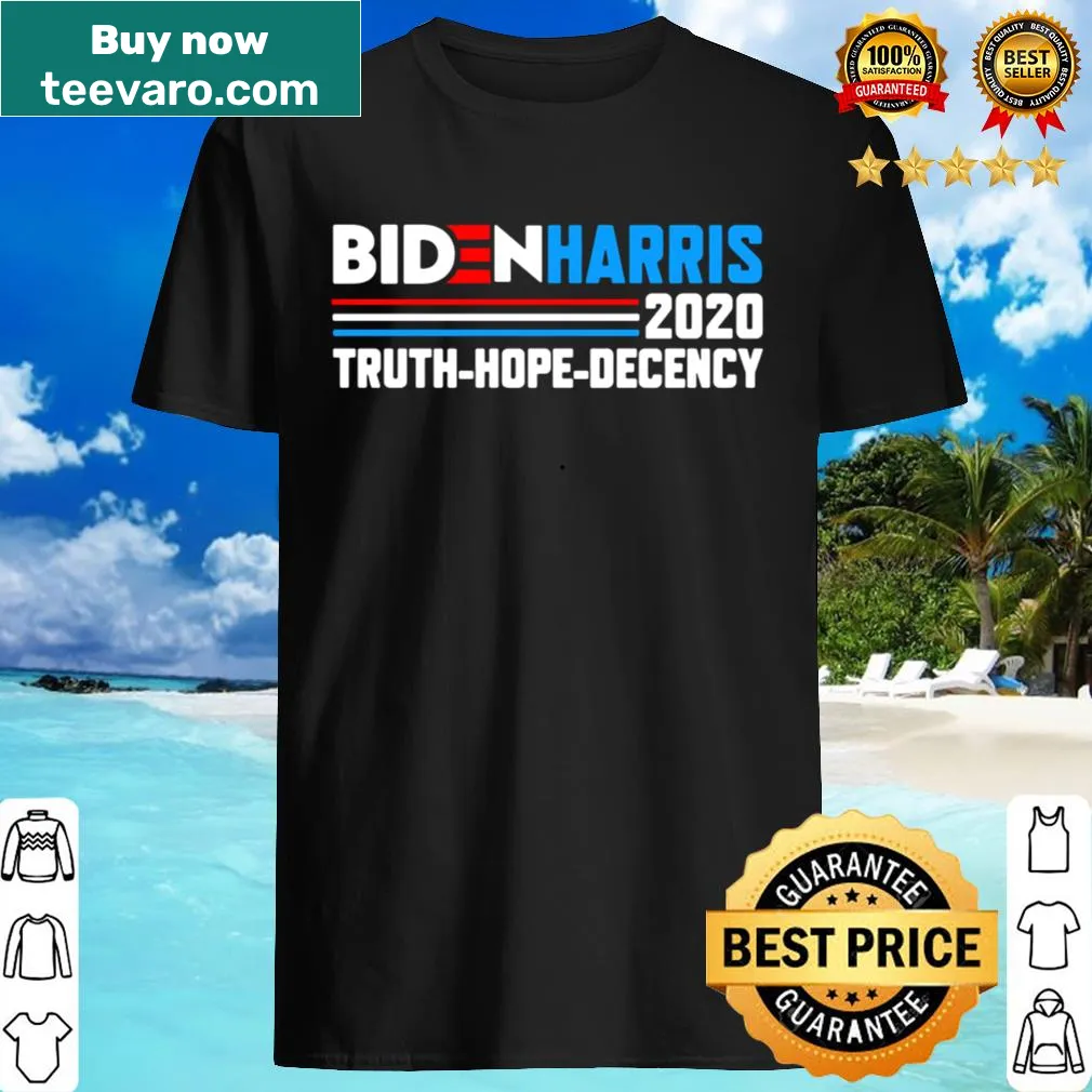 Political shirt with Biden Harris 2020 message