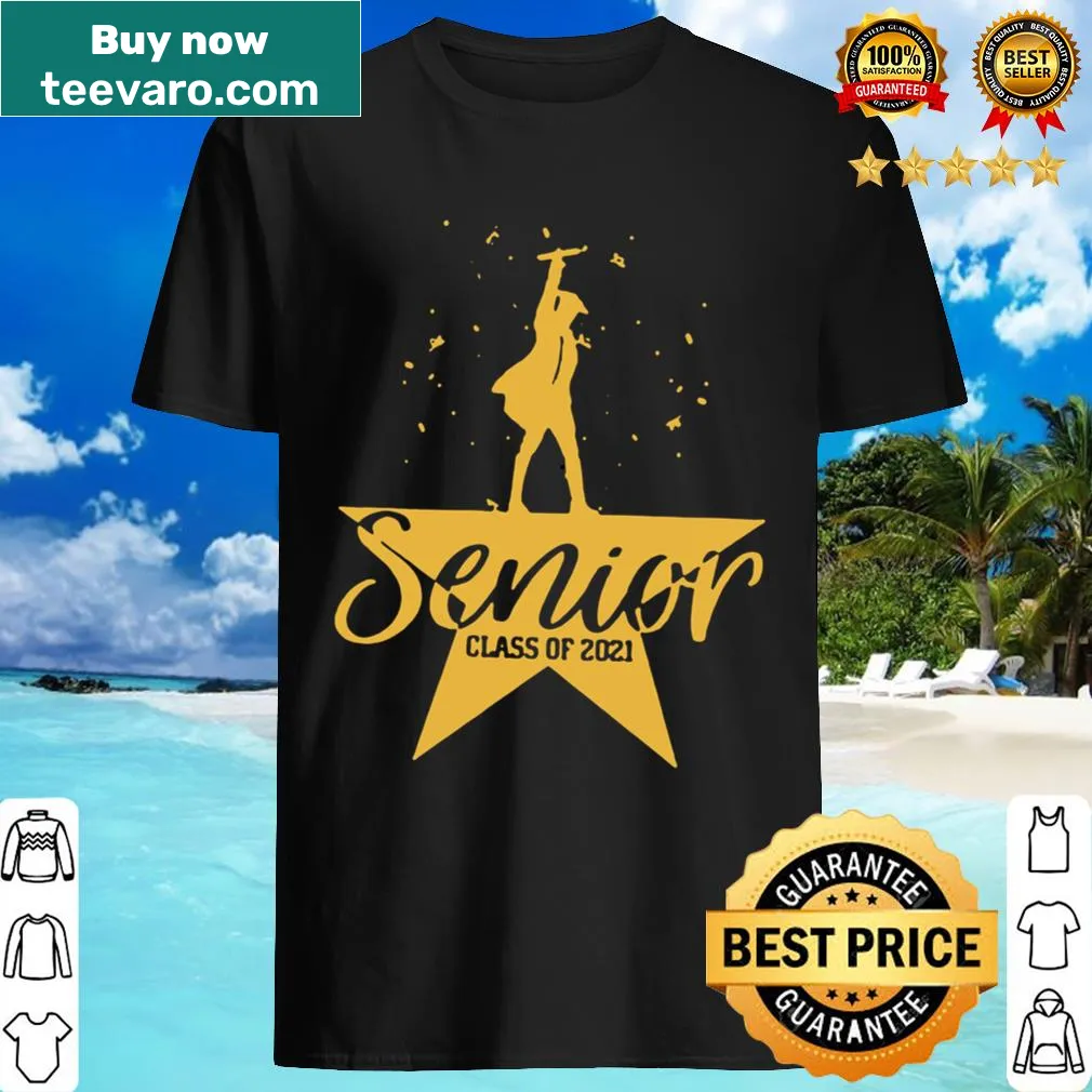 T-shirt celebrating Class of 2021 with a musical theme