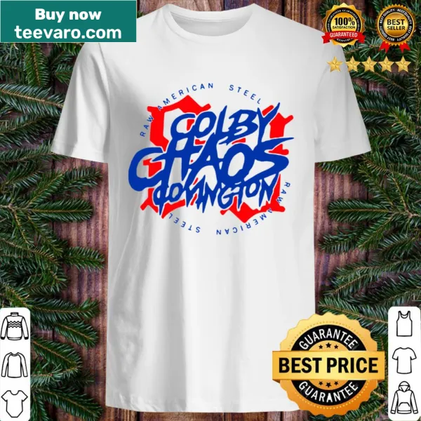 Colby Covington shirt with bold text design