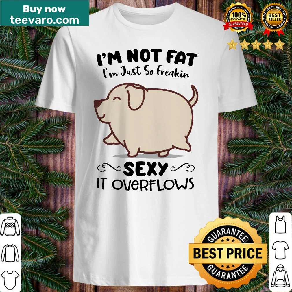 Funny dog shirt featuring a humorous sexy phrase