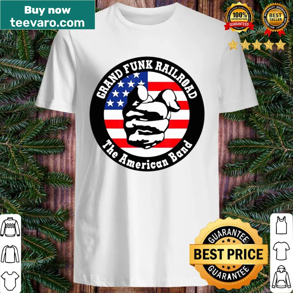 Vintage-style Grand Funk Railroad t-shirt celebrating classic rock music