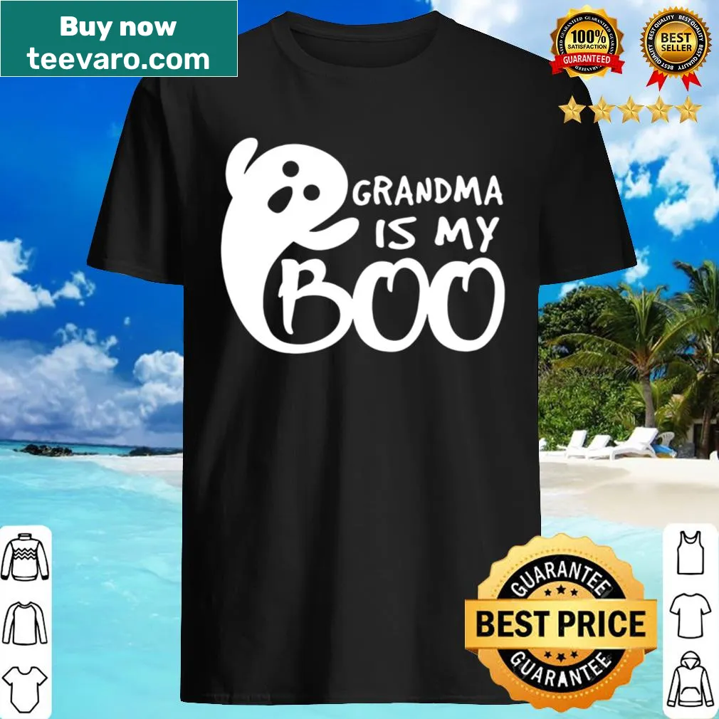 Heartfelt Halloween shirt with the phrase Grandma Is My Boo.