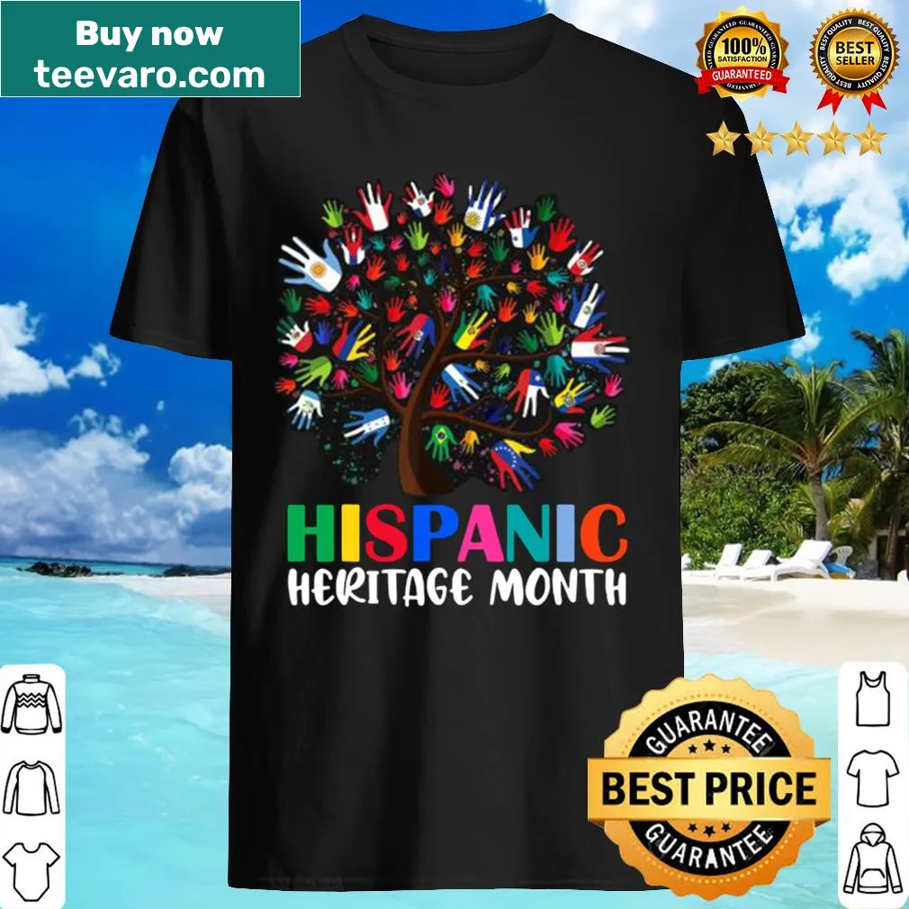 Proud Hispanic Heritage Month shirt celebrating Latino culture.