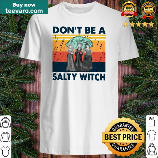 Vintage shirt with humorous text about being a salty witch