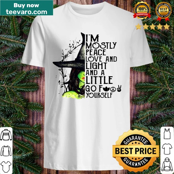 Witch design with text blending positivity and humor