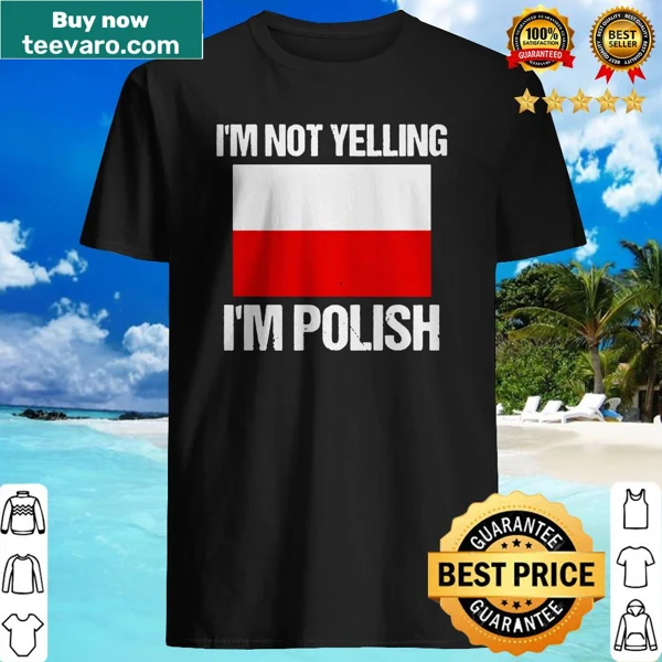 Polish heritage shirt with flag and humorous text