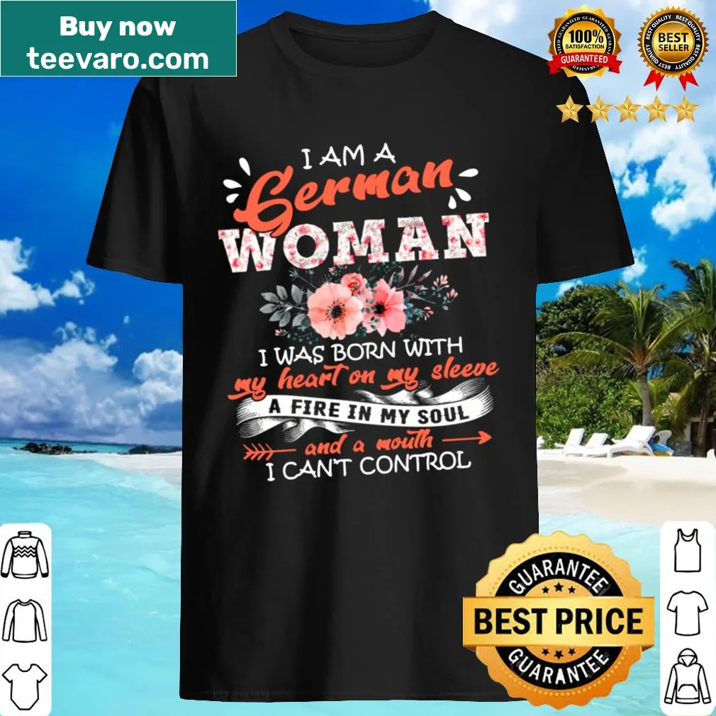 Shirt with heartfelt message for German women