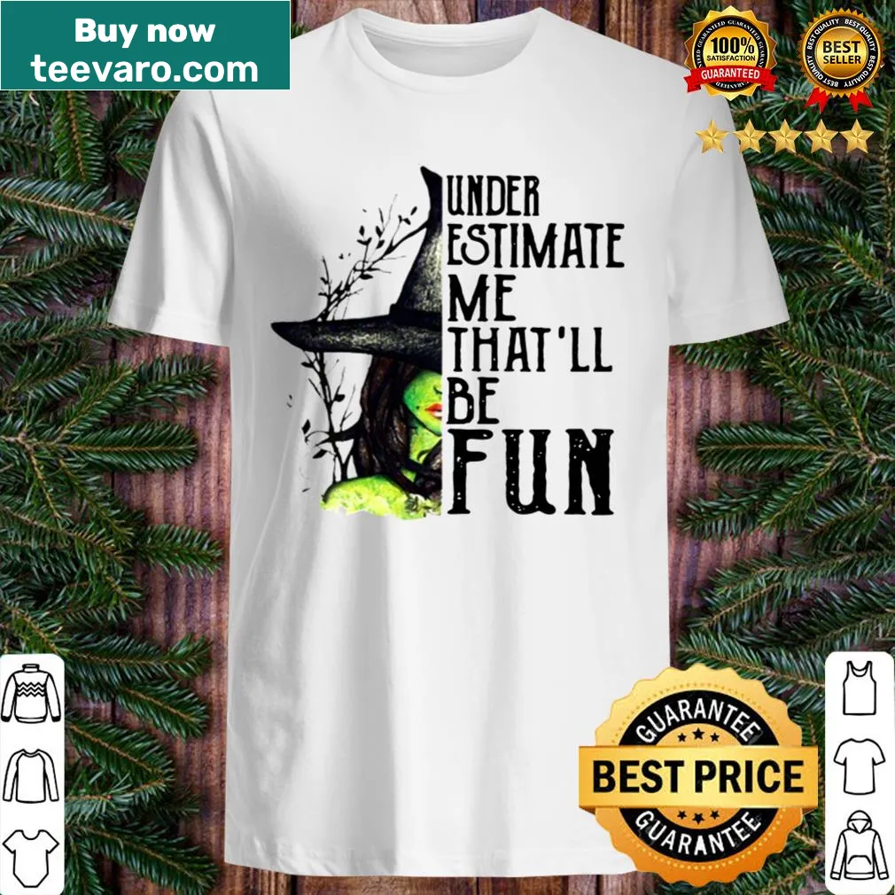 Playful witch design with text about the full moon and mischief