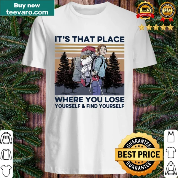 Vintage-style T-shirt with mountain climbing phrase