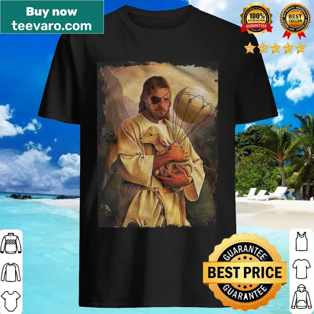 Illustration of Jesus hugging a sheep