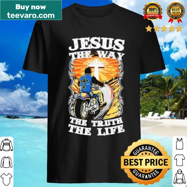 Motocross themed shirt with the phrase about Jesus