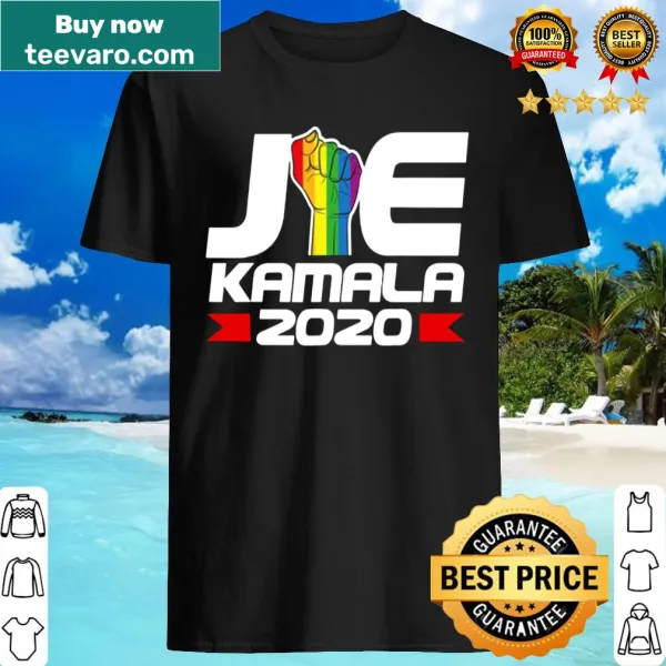 Political shirt supporting Biden-Harris and LGBT Pride