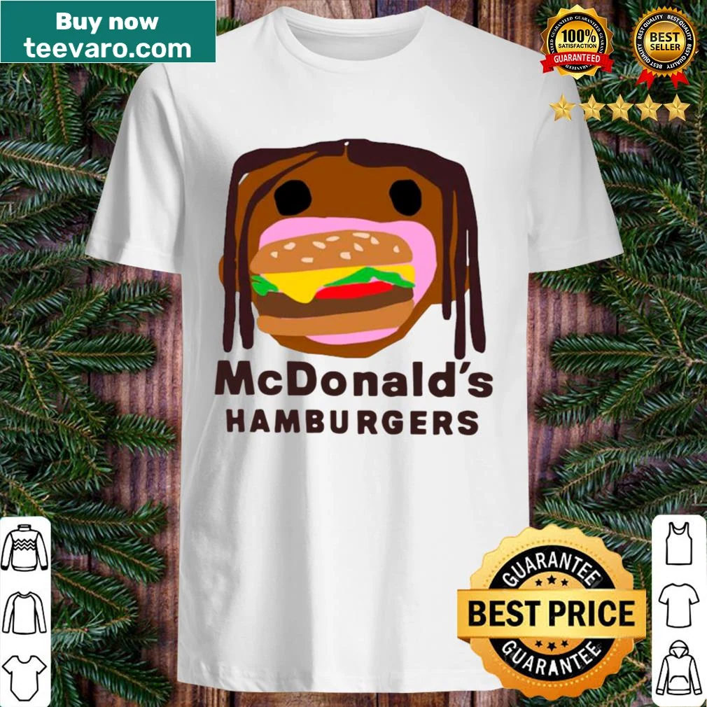 Fun graphic T-shirt featuring McDonald's hamburgers