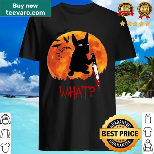 Halloween shirt featuring a Michael Myers bulldog design