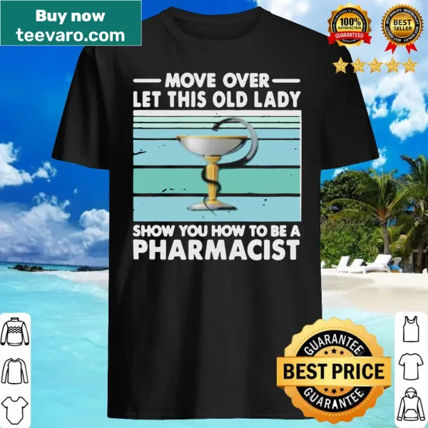 Vintage shirt with playful pharmacist quote