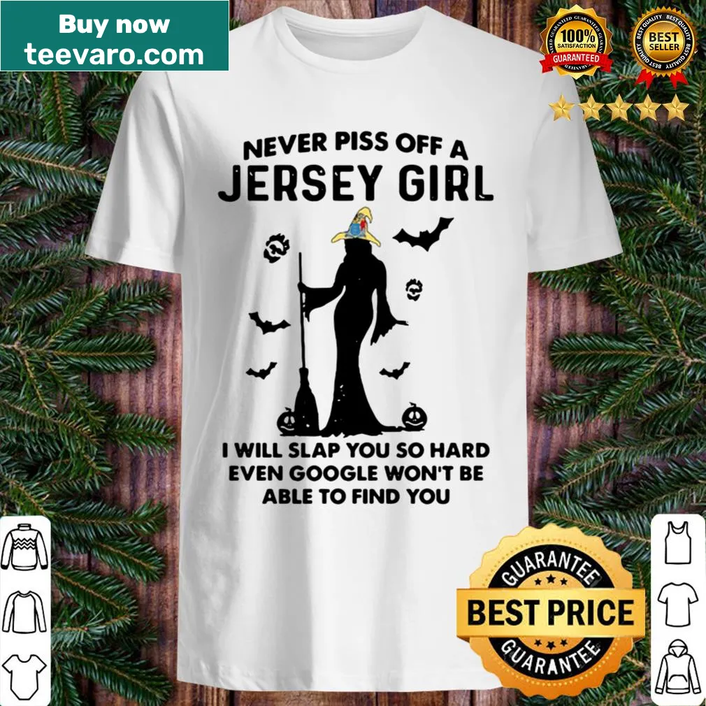 Edgy Halloween shirt with a Jersey girl quote
