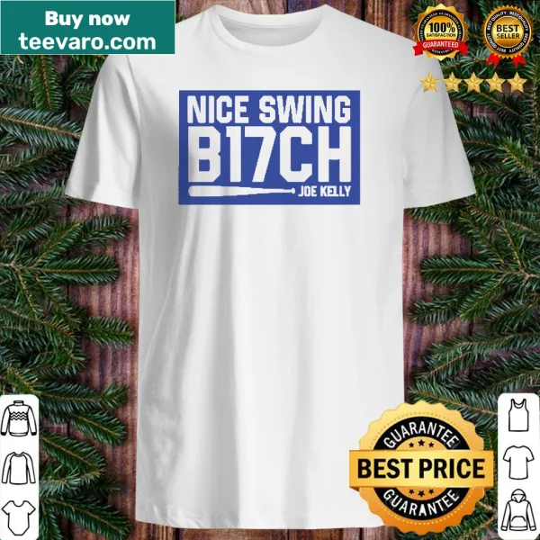 Bold shirt with the phrase 'Nice Swing B17CH' for a humorous sports twist