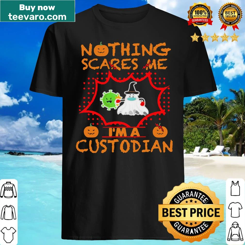 Custodian shirt with bold statement about confidence