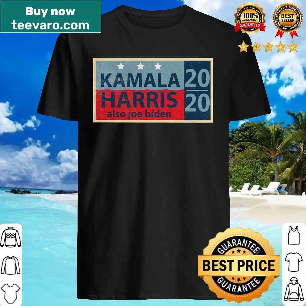 Official election t-shirt featuring Kamala Harris and Joe Biden