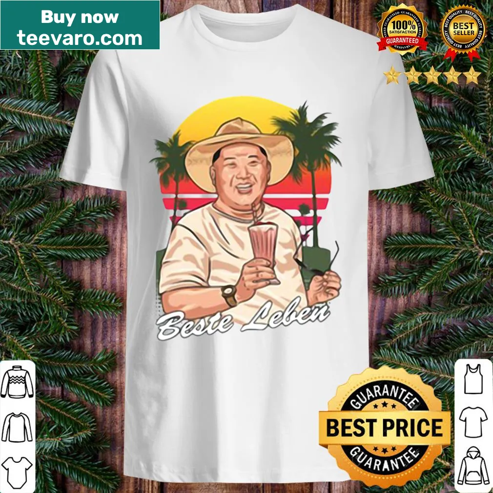 Typography shirt reading 'Official Versandleiter Kim Beste Leben Limited'