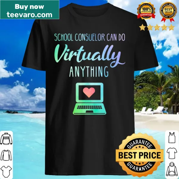 Inspirational shirt for school counselors with motivational text