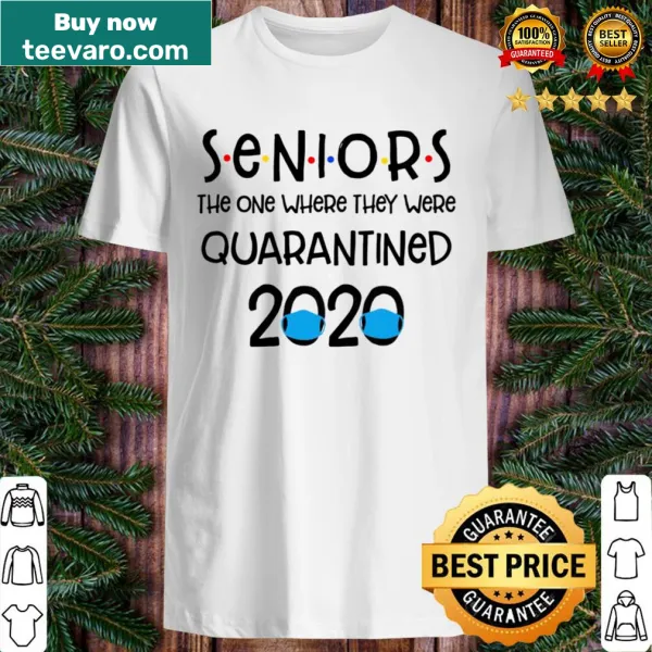 Playful shirt commemorating seniors' quarantine experience in 2020