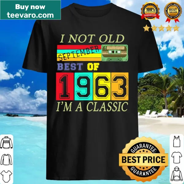 Vintage cassette tape shirt for celebrating 57th birthdays