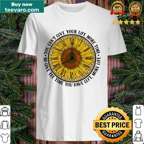 Inspirational shirt featuring a sunflower and motivational text