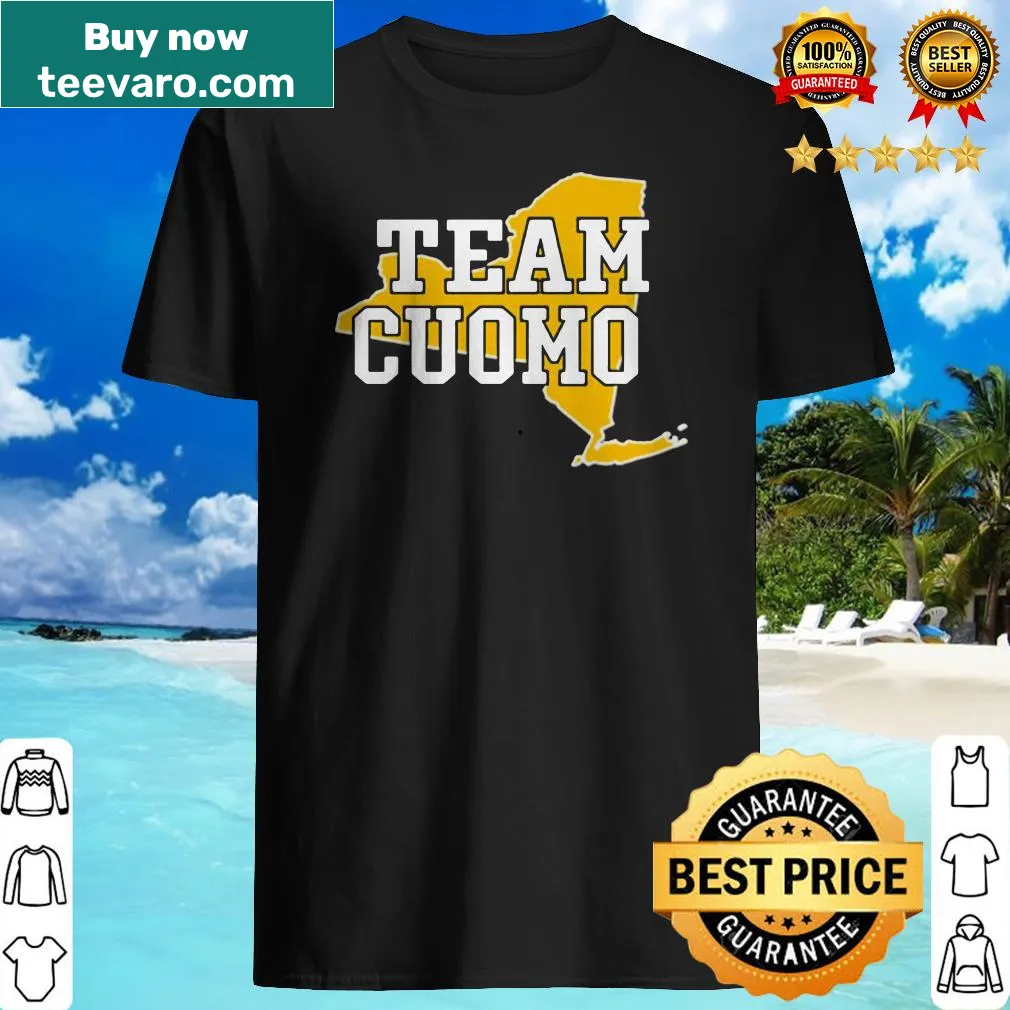 Versatile Team Cuomo illustration shirt available in various styles
