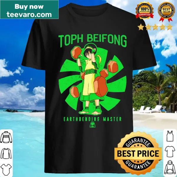 Shirt honoring Toph Beifong, Earthbending master.
