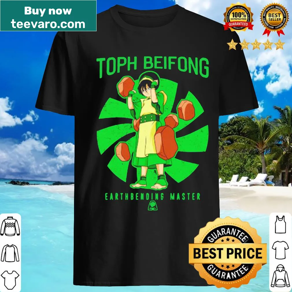 Shirt honoring Toph Beifong, Earthbending master.