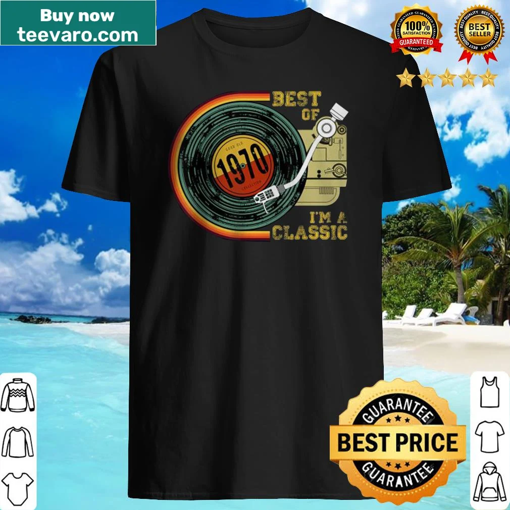 Retro T-shirt celebrating the best of the 1970s