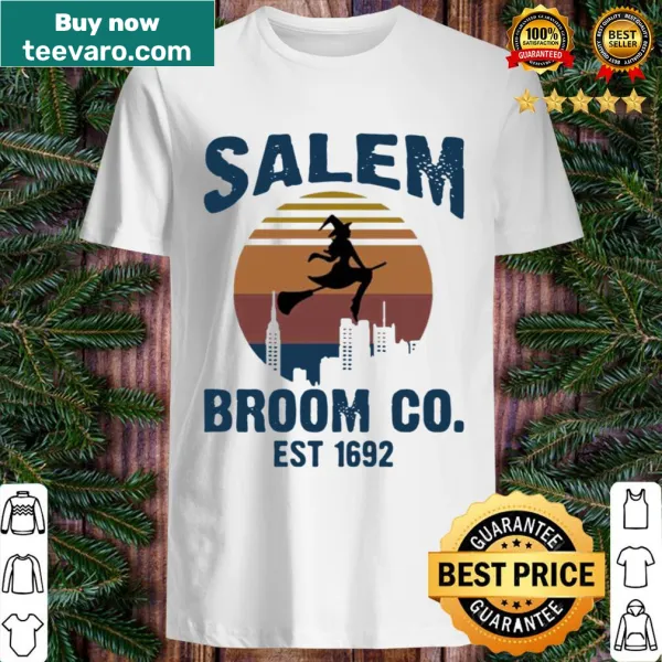 Vintage design about Witch Salem Broom Co est 1692