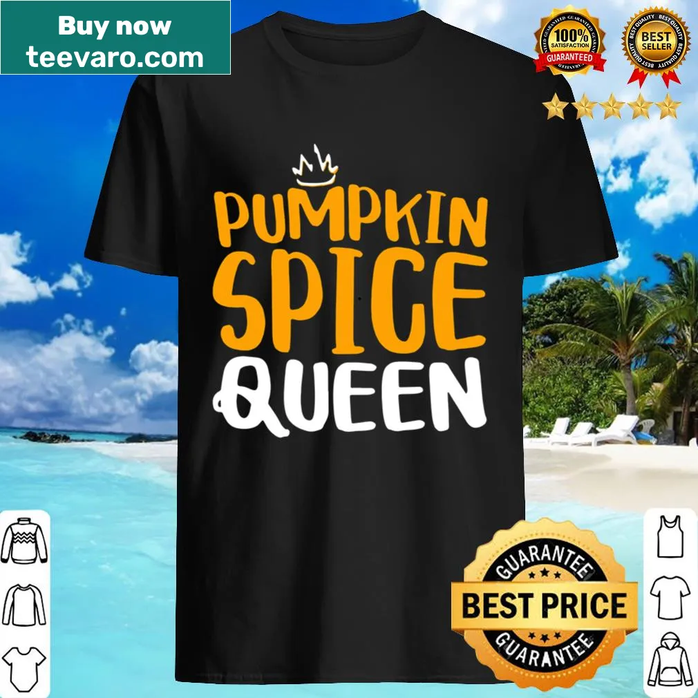 Pumpkin Spice Queen shirt with cute typography