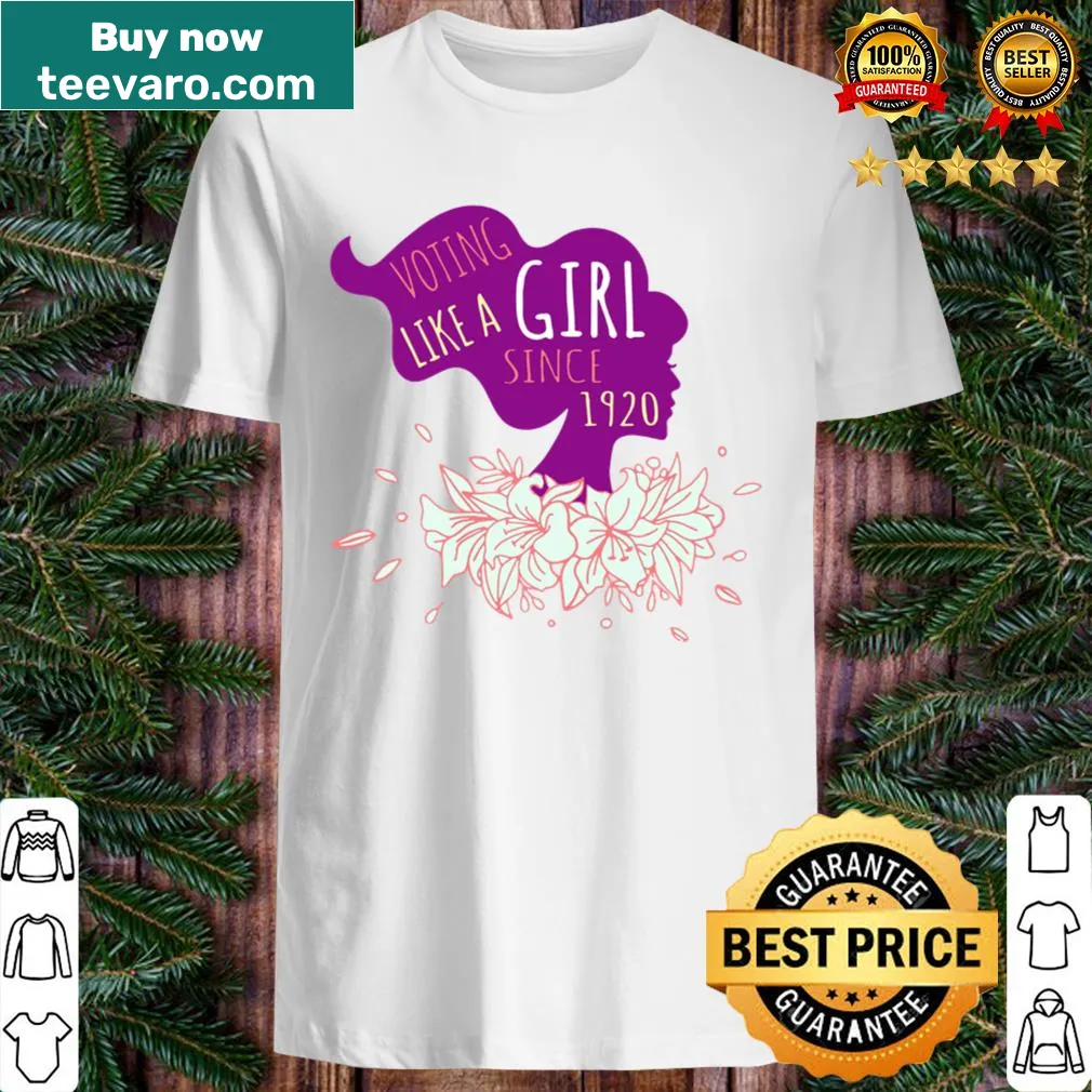 Empowering shirt for women celebrating 100 years of voting rights