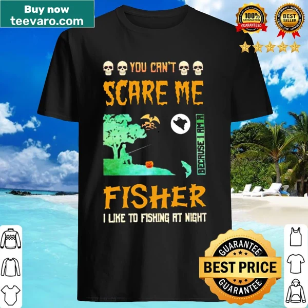 Funny fishing shirt about nighttime angling