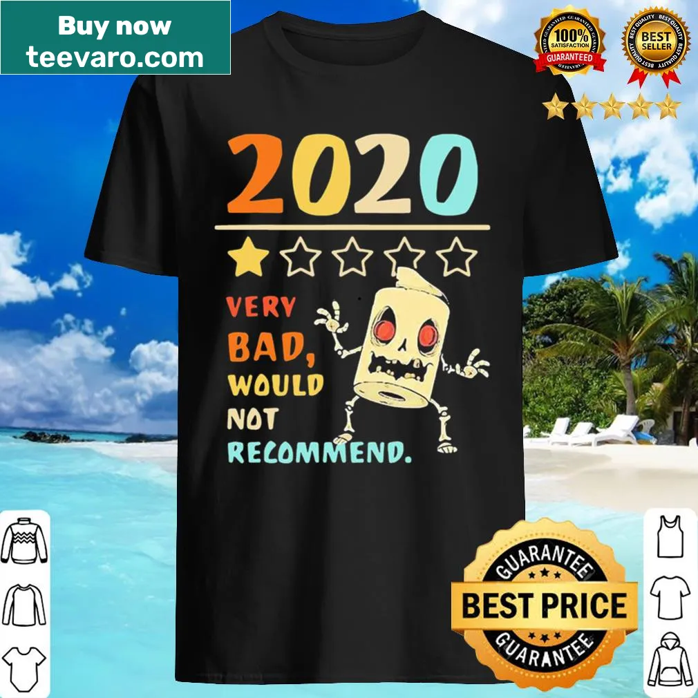 Funny shirt commenting on 2021 with toilet paper graphic