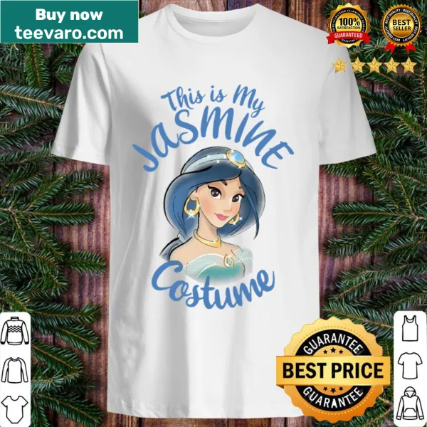 Aladdin-themed shirt with Jasmine graphics for Halloween.