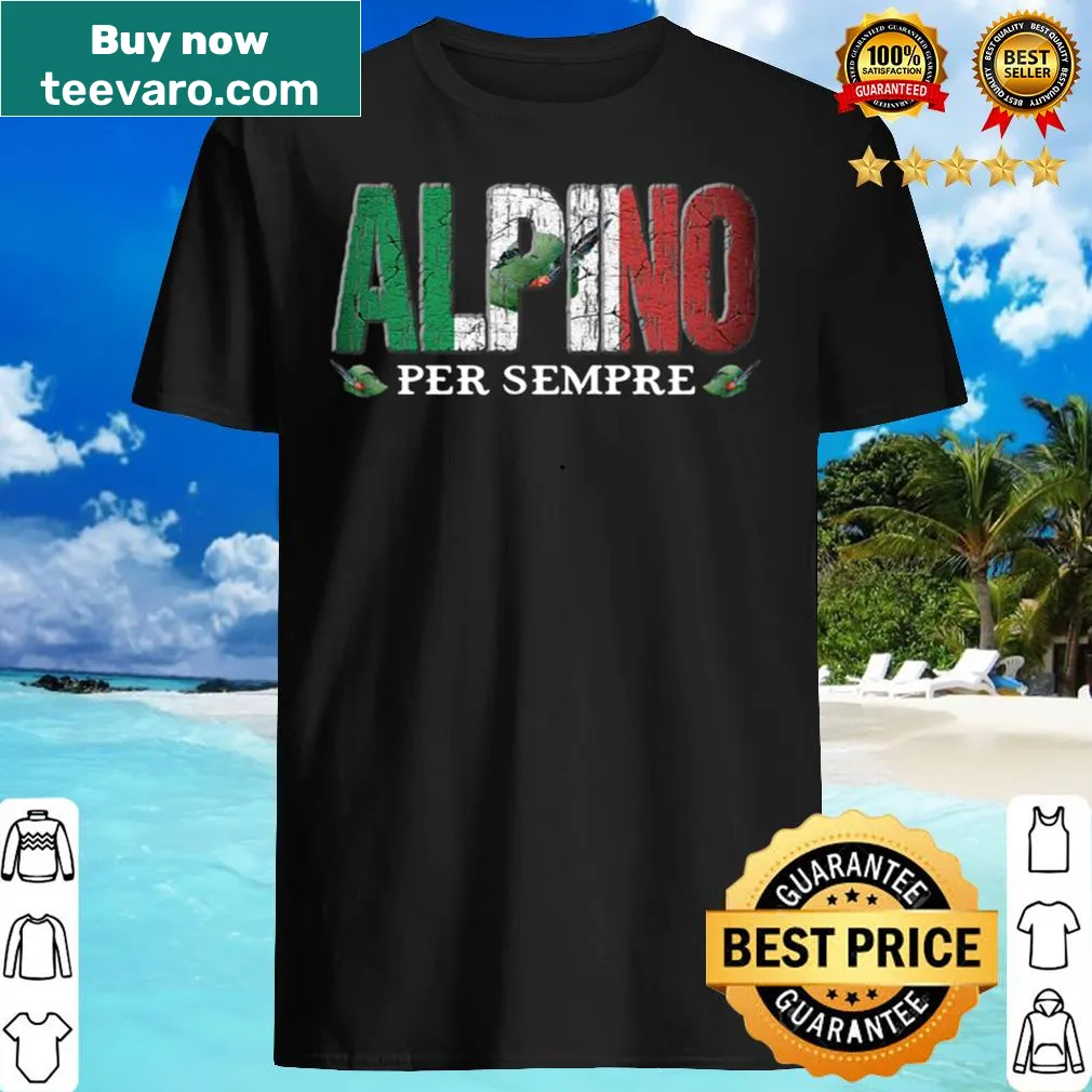 Shirt with 'Alpino Per Sempre' text