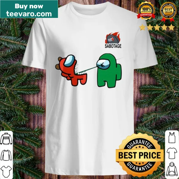 Among Us character graphic t-shirt featuring an impostor theme