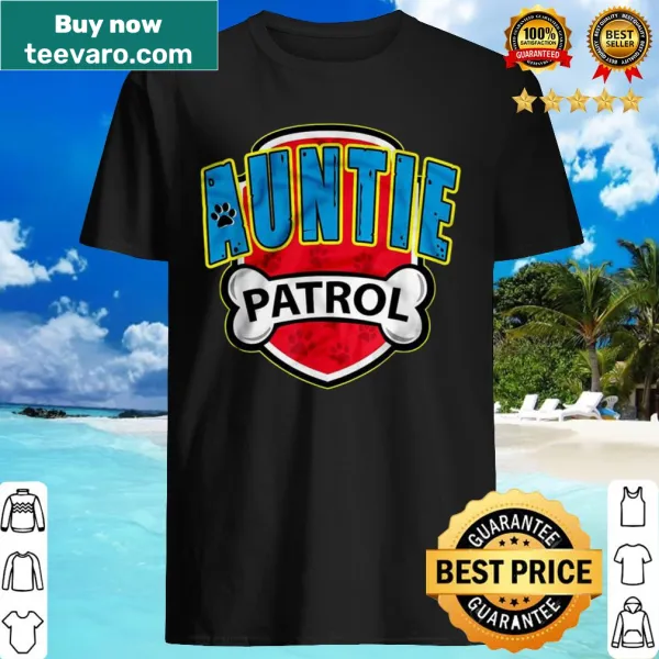 Charming sweatshirt with 'Auntie Patrol' text for proud aunts.