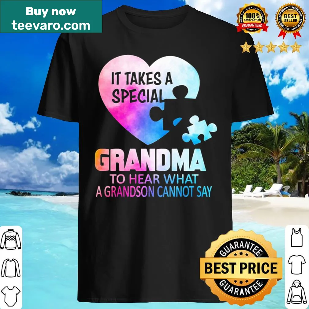 Touching graphic honoring special grandmothers and their grandsons