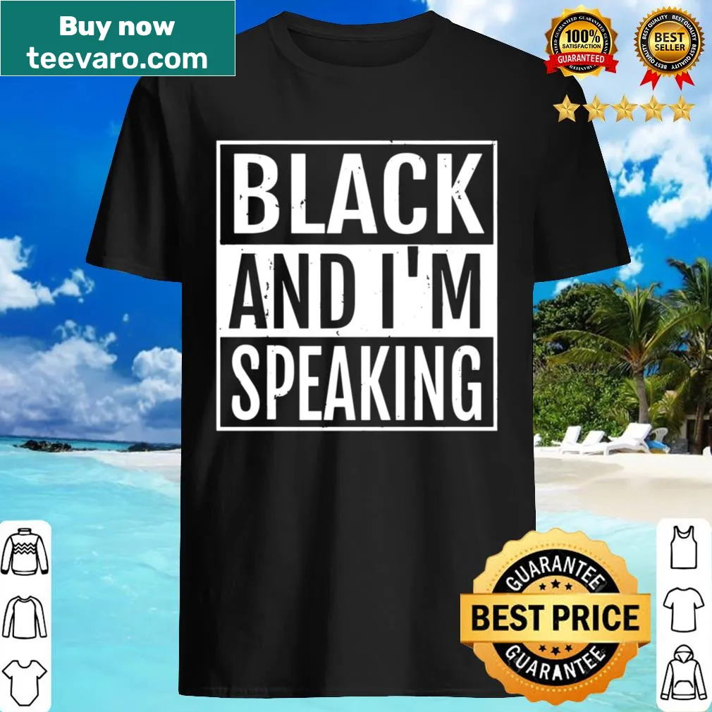 Black Lives Matter shirt with bold empowering text